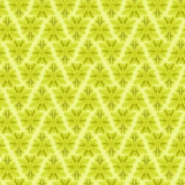 Seamless leaf pattern, stylized triangles floral shapes. Illustrazione stock