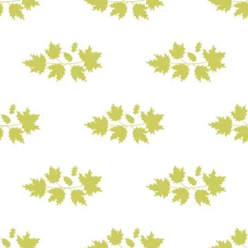 Seamless leaves background Stock Illustration