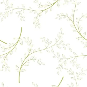 Seamless leaves background Stock Illustration