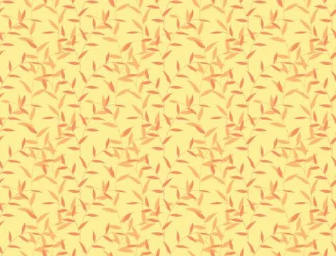 Seamless Leaves Floral Pattern Stock Illustration