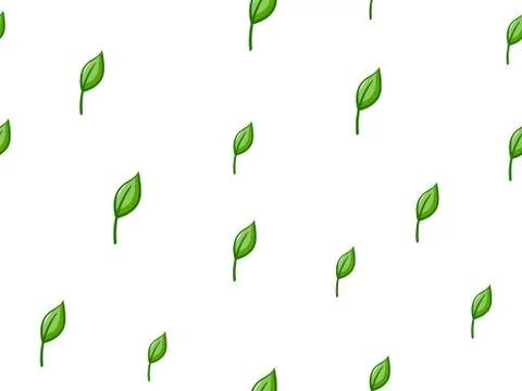 Seamless Leaves Pattern Stock Illustration