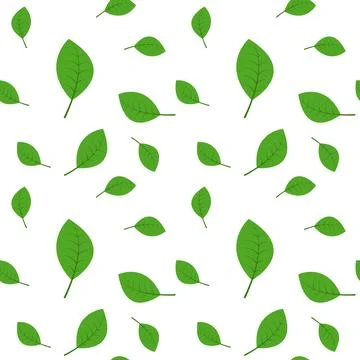Seamless leaves pattern Stock Illustration