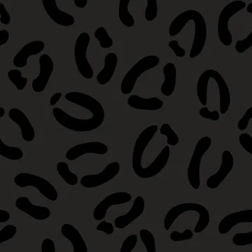 Seamless leopard fur pattern Stock Illustration