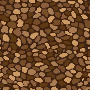 Seamless leopard, ocelot or wild cat fur pattern print 库存插图