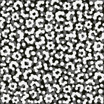 Seamless leopard, ocelot or wild cat fur pattern print Stockillustratie