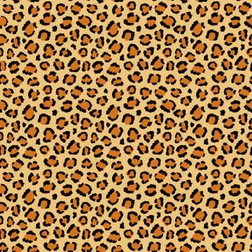 Seamless leopard pattern. Stock Illustration