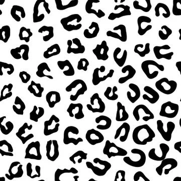 Seamless leopard pattern Stock Illustration