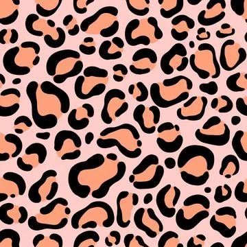 Seamless Leopard pattern Illustrazione stock