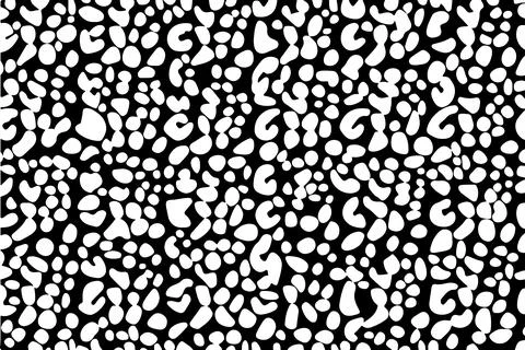 Seamless leopard pattern. Vector illustration. Stock Illustration