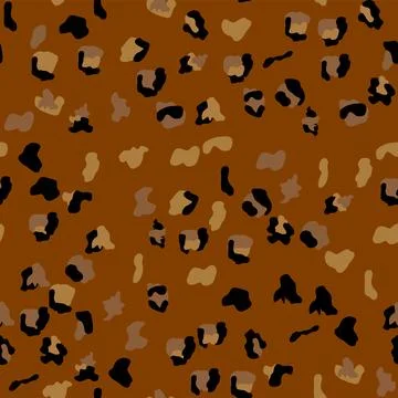 Seamless leopard print pattern. Fully seamless jaguar or cheetah skin patte.. Stock Illustration