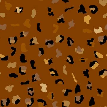 Seamless leopard print pattern. Fully seamless jaguar or cheetah skin patte.. Illustrazione stock
