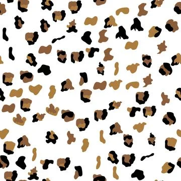 Seamless leopard print pattern. Fully seamless jaguar or cheetah skin patte.. 스톡 일러스트