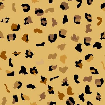Seamless leopard print pattern. Fully seamless jaguar or cheetah skin patte.. Illustrazione stock