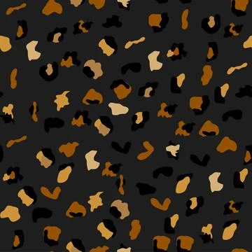 Seamless leopard print pattern. Fully seamless jaguar or cheetah skin patte.. 스톡 일러스트