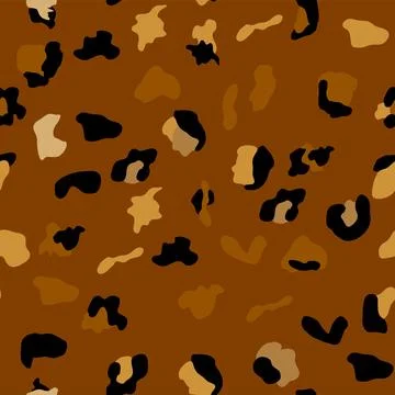 Seamless leopard print pattern. Fully seamless jaguar or cheetah skin patte.. 스톡 일러스트