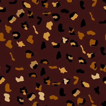 Seamless leopard print pattern. Fully seamless jaguar or cheetah skin patte.. 스톡 일러스트
