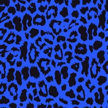 Seamless leopard print. Vector pattern, texture, background Stock Illustration