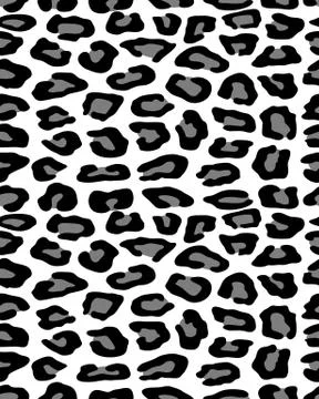Seamless leopard repeat pattern Stock Illustration