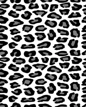 Seamless leopard repeat pattern Stock Illustration