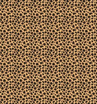 Seamless leopard skin pattern for cool background. Cheetah Pattern Design. Stock Illustration