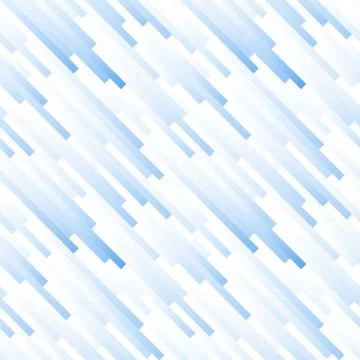 Seamless light abstract pattern. Geometric print composed of white and blue s Stock Illustration