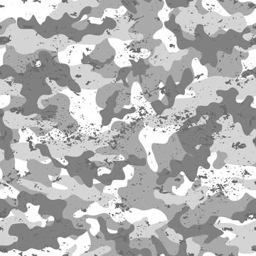 Seamless light camouflage pattern grunge Illustrazione stock