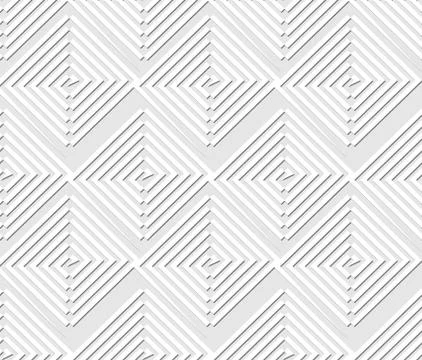 Seamless light contrasting geometric background with square and triangle elem Stock Illustration