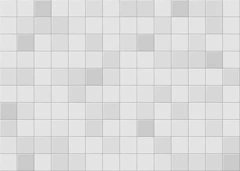 Seamless light gray tile texture with subtle tonal variation, perfect for i.. Illustrazione stock