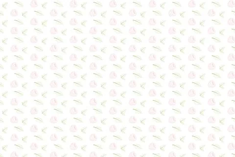 Seamless Light Raspberry Pattern Illustration. Stock Illustration