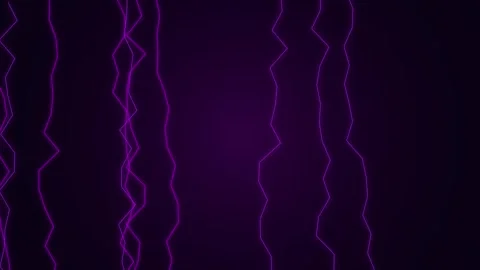Seamless Lightning Plasma Loop in Cosmic Violet Palette - 4K UHD Stock Footage 340274098