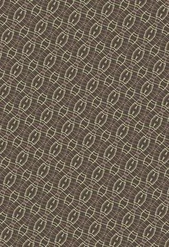 Seamless line-art background single-line style in bark brown, taupe, frozen lich Stock Illustration