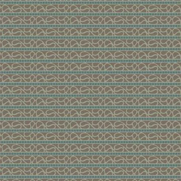 Seamless line flowers carpet pattern Illustrazione stock