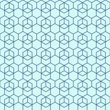 Seamless line pattern, abstract geo background Stock Illustration