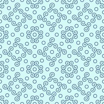 Seamless line pattern, abstract geo background Stock Illustration