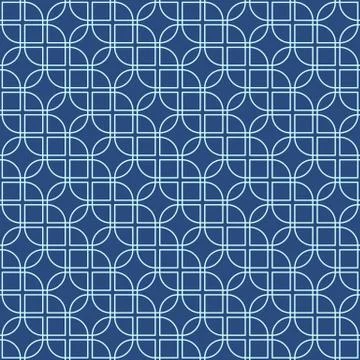 Seamless line pattern, abstract geo background Stock Illustration