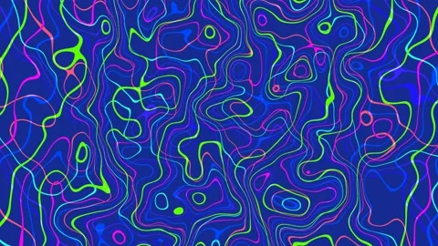 Seamless line pattern marble liquid motion background Stock Footage 223470044