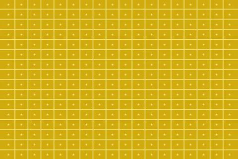 Seamless line pattern with star pattern vector illustration.  Gold concept Illustrazione stock