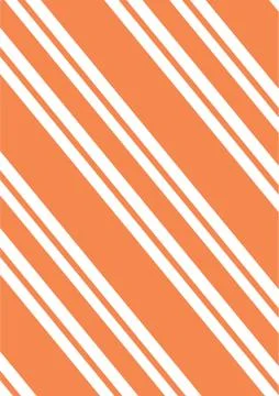 Seamless line strip pattern in light Orange color Stock Illustration