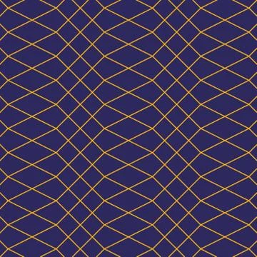 Seamless linear abstract pattern with wavy style in yellow and blue texture Stock Illustration
