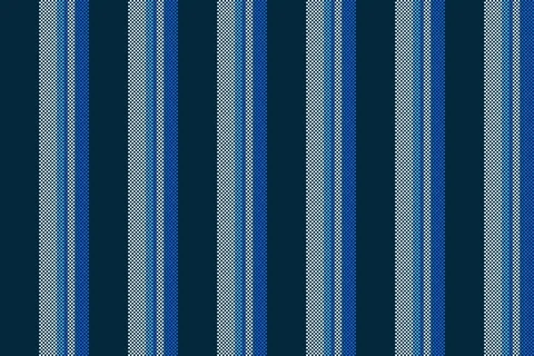 A seamless linear fabric pattern shows slender stripe divisions and a crisp f Stock Illustration