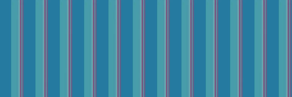 A seamless linear fabric pattern shows softly repeated stripes and a decorati Stock Illustration