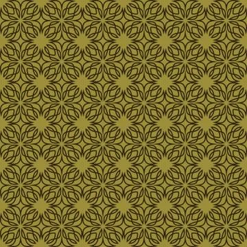 Seamless linear pattern with crossing curved lines and scrolls ornament backg 스톡 일러스트