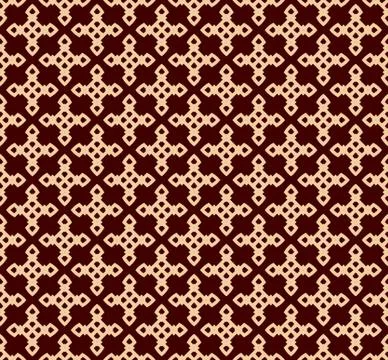 Seamless linear pattern with elegant curved lines and scrolls ornamental wall Illustrazione stock