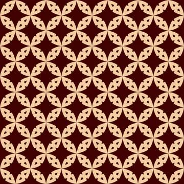 Seamless linear pattern with elegant curved lines and scrolls ornamental wall Stock Illustration