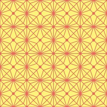 Seamless linear pattern with lines and polygons. abstract geometrical texture Illustrazione stock