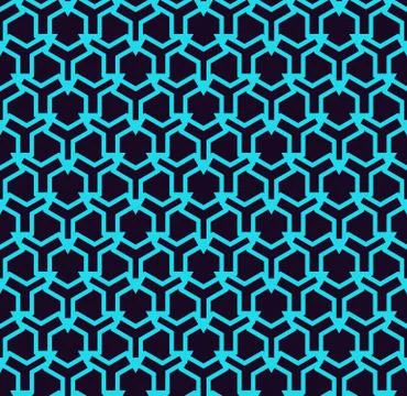 Seamless linear pattern. Stylish texture with repeating geometric shapes. Illustrazione stock
