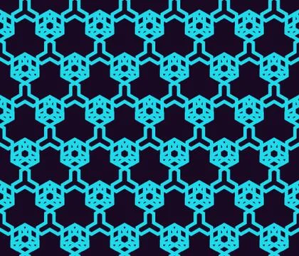 Seamless linear pattern. Stylish texture with repeating geometric shapes. Stock Illustration