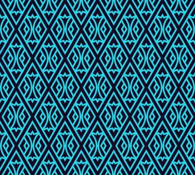Seamless linear pattern. Stylish texture with repeating geometric shapes. Illustrazione stock