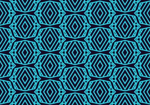 Seamless linear pattern. Stylish texture with repeating geometric shapes. Stock Illustration