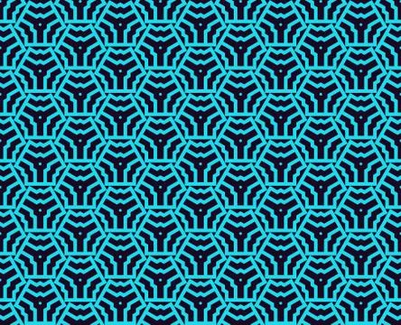 Seamless linear pattern. Stylish texture with repeating geometric shapes. 스톡 일러스트